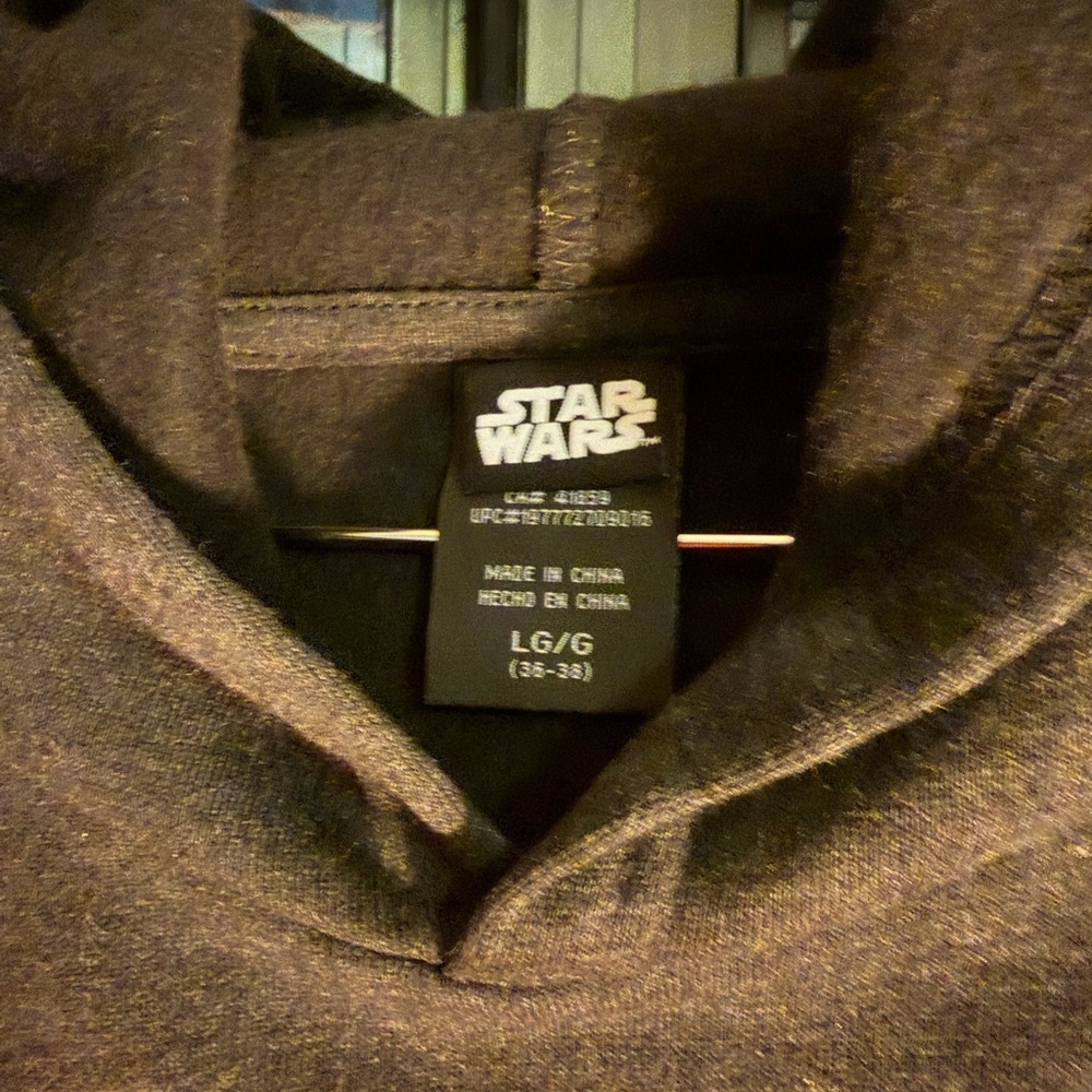 Star Wars Men's Charcoal Hoodie with Vintage Graphic - Picture 3 of 3